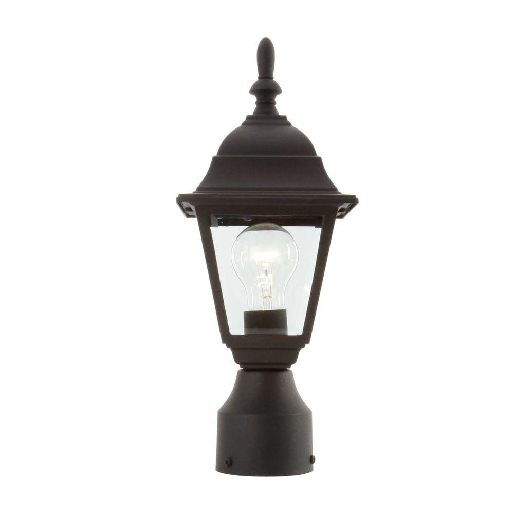Home Depot Christmas Lamp Post
 Hampton Bay 1 Light Black Outdoor Lamp HB7026P 05 The