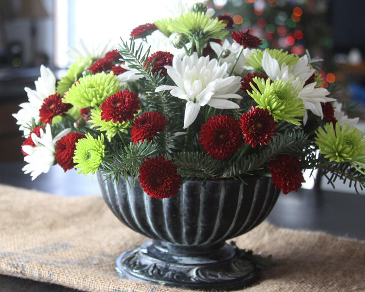 Homemade Christmas Flower Arrangements
 Make Three Beautiful Christmas Flower Arrangements