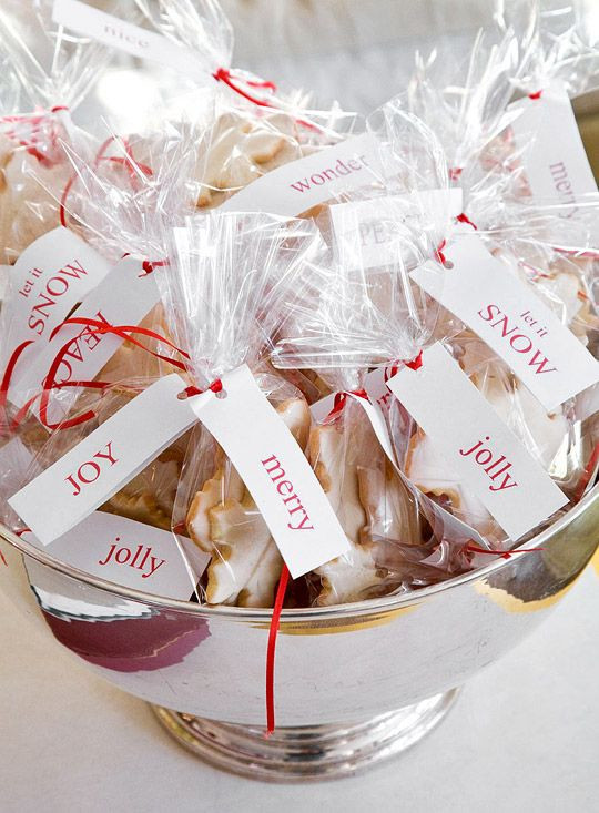 Homemade Christmas Party Favors Ideas
 60 best images about Cookie wrap on Pinterest