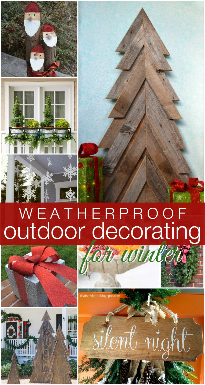 Homemade Outdoor Christmas Decorations
 Remodelaholic