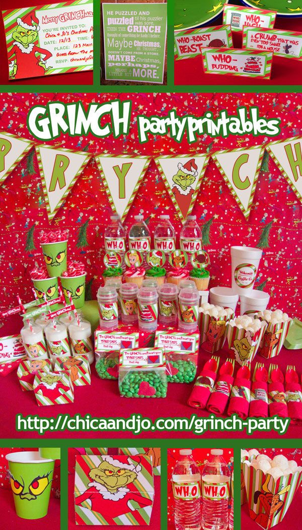 How The Grinch Stole Christmas Party Ideas
 16 best Grinch Party images on Pinterest