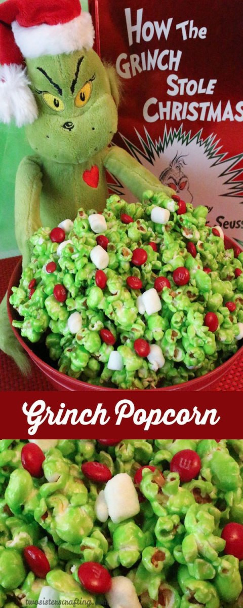 How The Grinch Stole Christmas Party Ideas
 Grinch Popcorn – Edible Crafts