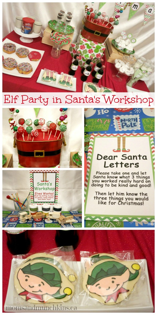 Ideas For Family Christmas Party
 Elf Party in Santa s Workshop Moms & Munchkins