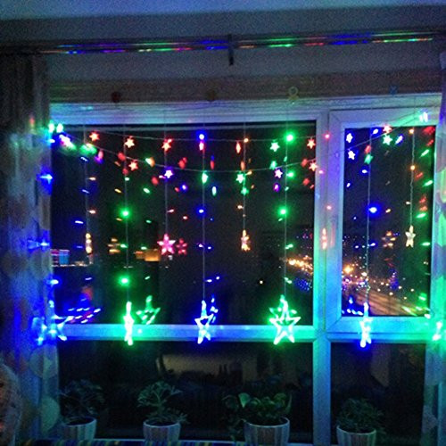 Indoor Christmas Lights For Windows
 110V US Plug 168 Led Star Lights LED Star Fairy Light for