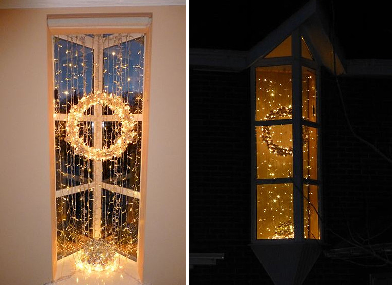 Indoor Christmas Lights For Windows
 34 AWESOME INDOOR CHRISTMAS DECORATION INSPIRATIONS