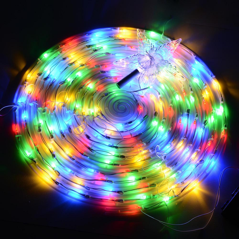 Indoor Christmas Lights
 6 Color Changing LED Spiral Tree Lights Outdoor Indoor