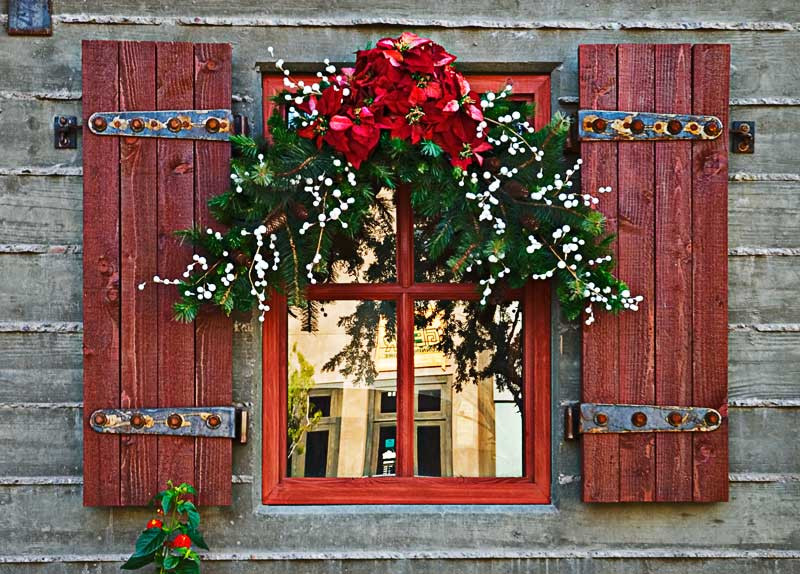 Indoor Window Christmas Decorations
 The Blind and Shutter Gallery Custom Blinds Shades
