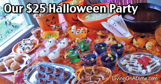 Inexpensive Halloween Party Ideas
 Our $25 Halloween Party Living on a Dime