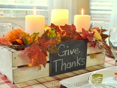 Inexpensive Thanksgiving Table Decorations
 25 best ideas about Thanksgiving centerpieces on