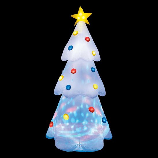 Inflatable Christmas Tree Indoor
 2 4m Inflatable Christmas Tree with Flashing Lights