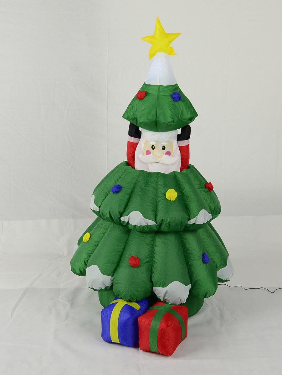 Inflatable Christmas Tree Indoor
 Santa In Christmas Tree With Gifts Inflatable Up To 1 6m