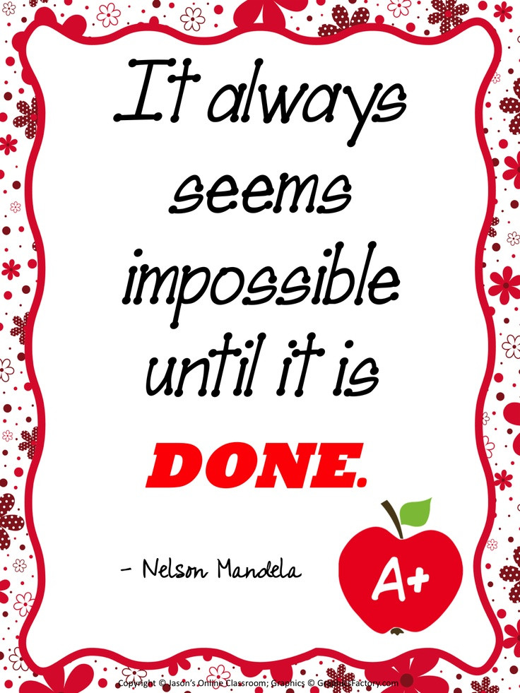 Inspirational Quotes For Classroom
 17 Best images about Inspirational Quotes on Pinterest