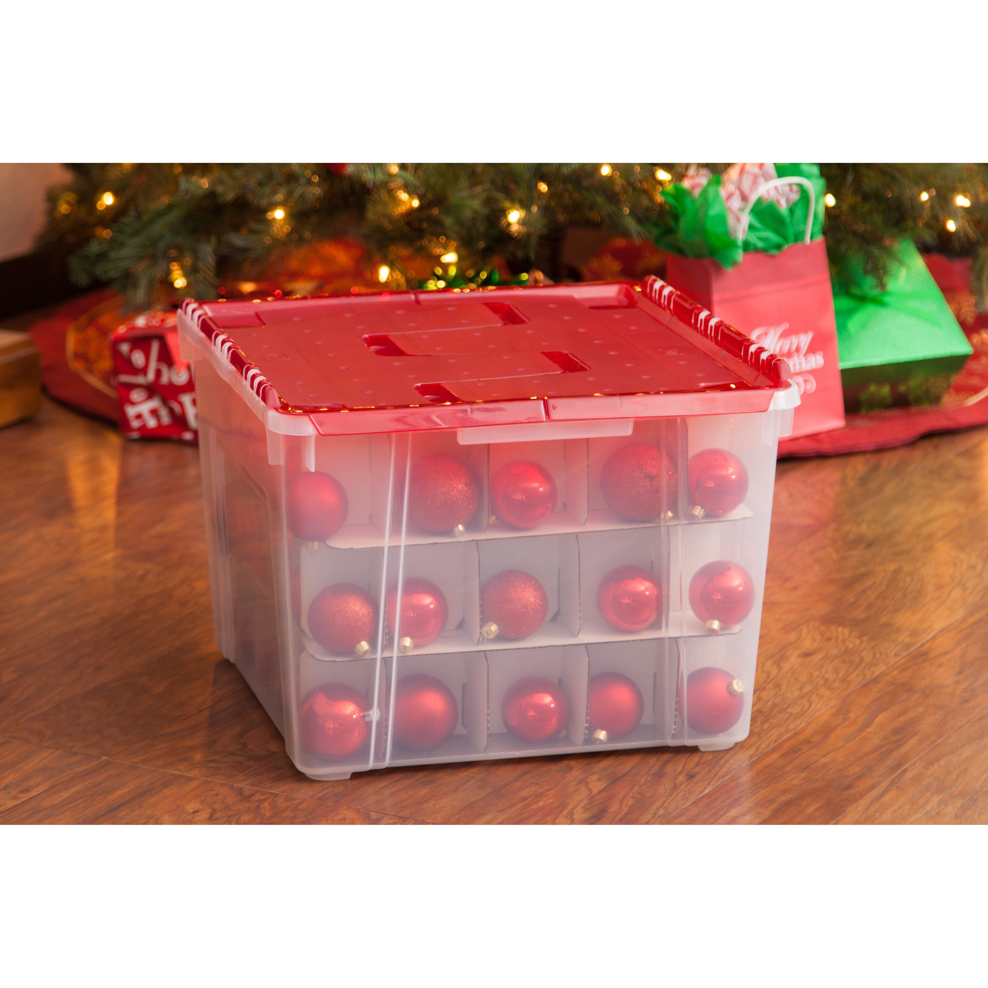 Iris Christmas Tree Storage Box
 IRIS Ornament Storage Box & Reviews