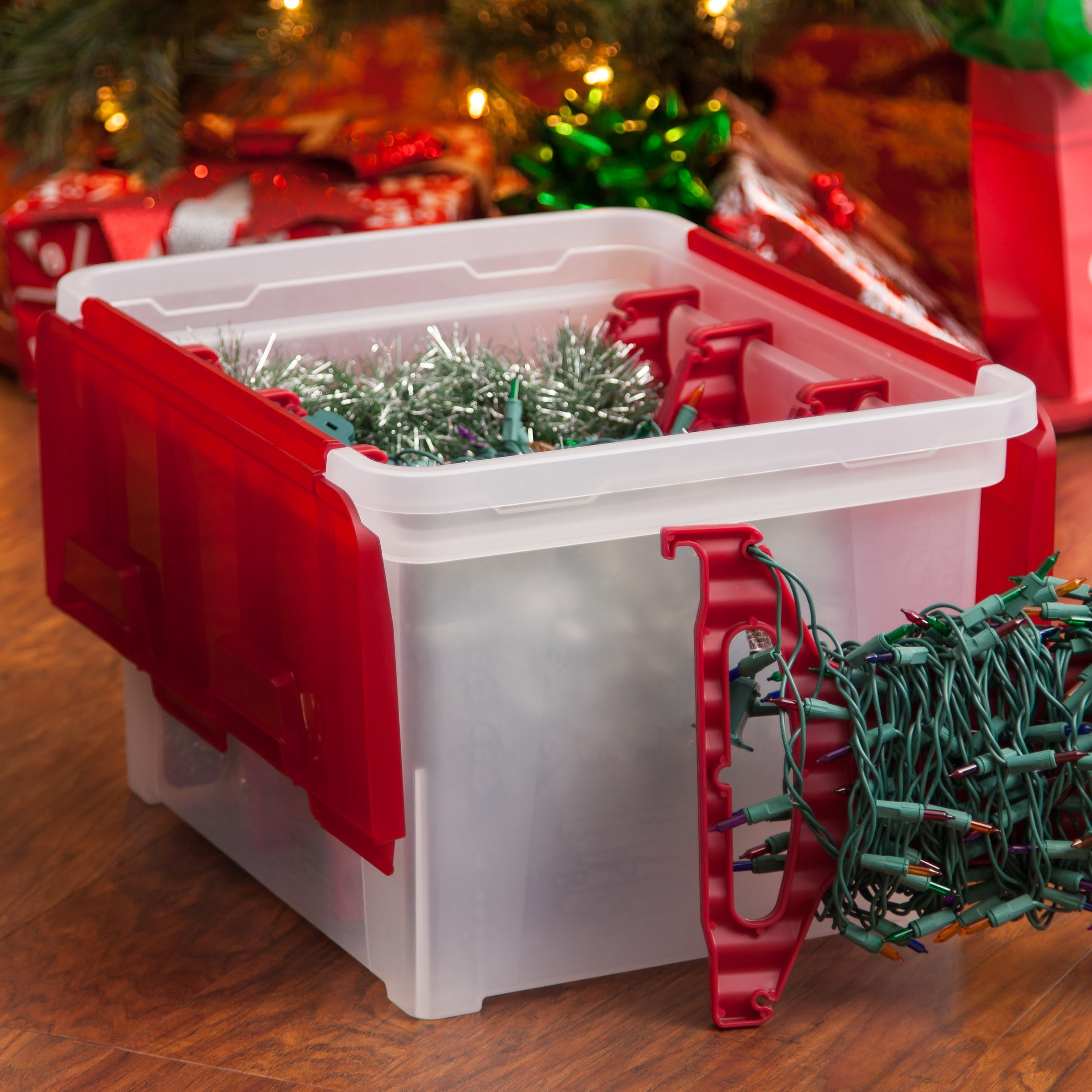 Iris Christmas Tree Storage Box
 IRIS Christmas Light Organizer & Reviews