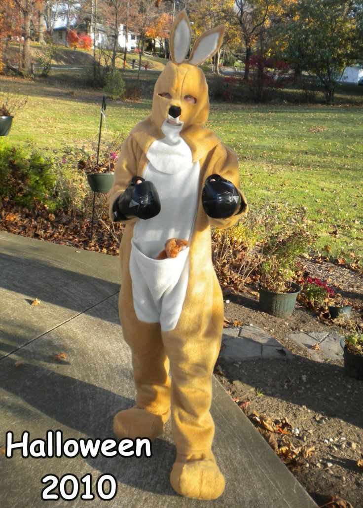 Kangaroo Costume DIY
 Kangaroo costume with a Joey in the pouch