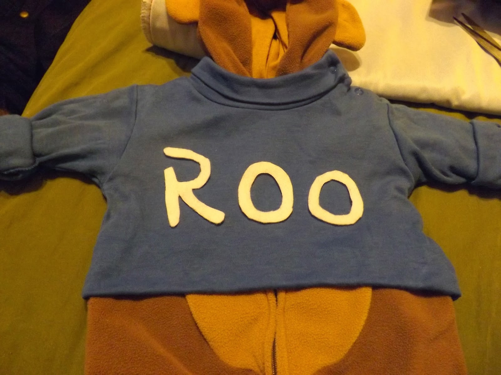 Kangaroo Costume DIY
 Z is for Ramble Happy Halloween and a DIY Baby Roo Costume