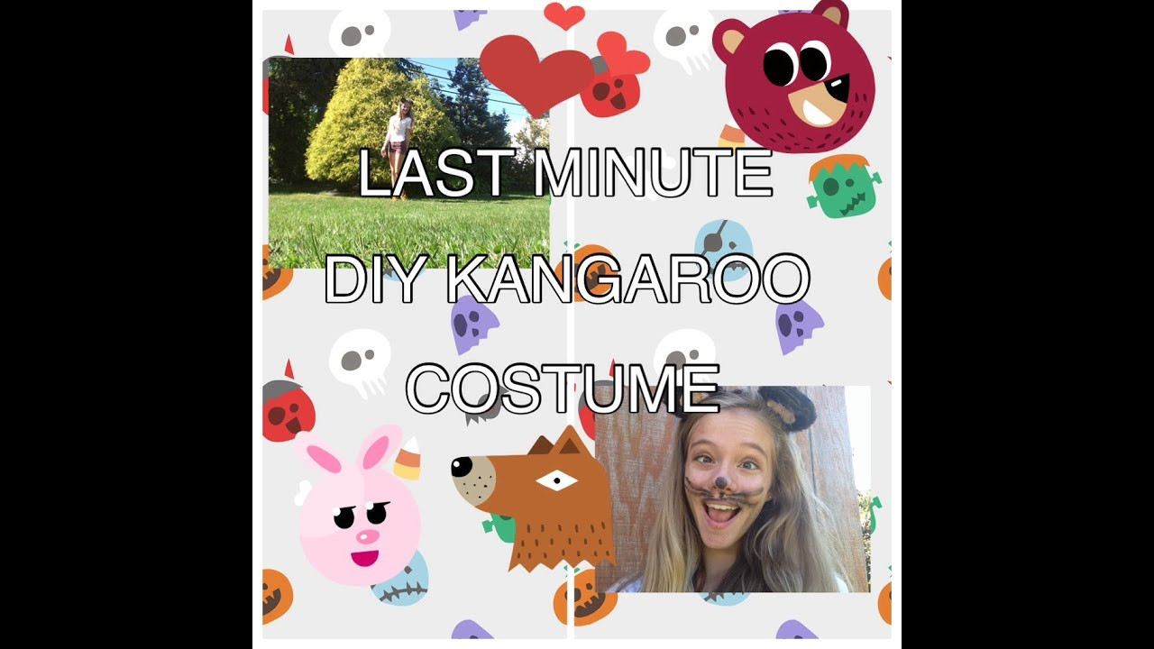 Kangaroo Costume DIY
 Last minute DIY kangaroo costume collab with