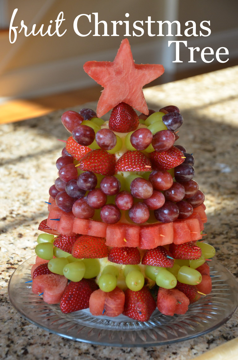 Kid Christmas Party Food Ideas
 Fruit Christmas Tree Tutorial Project Nursery