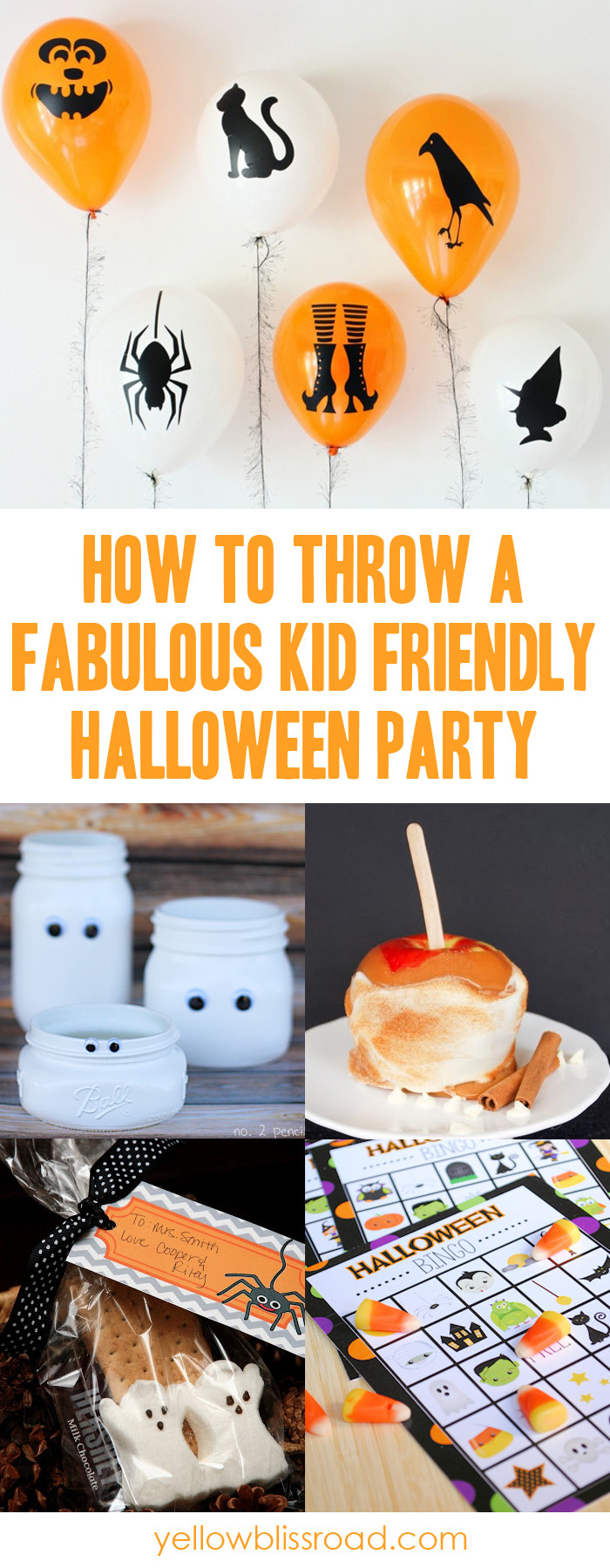 Kid Friendly Halloween Party Ideas
 How to Throw a Great Kids Halloween Party Yellow Bliss Road