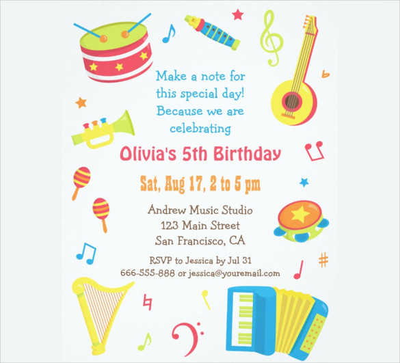Kids Birthday Party Invitation Wording
 FREE Birthday Party Invites for Kids – FREE Printable