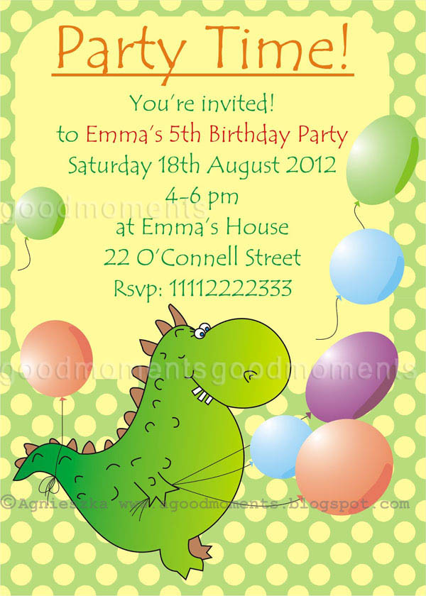Kids Birthday Party Invitation Wording
 Kids Birthday Party Invitations Wording Ideas