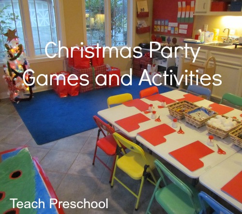 Kindergarten Christmas Party Ideas
 Christmas Party Games for Preschoolers