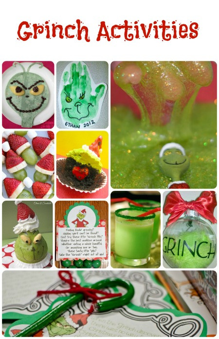 Kindergarten Christmas Party Ideas
 Grinch Activities