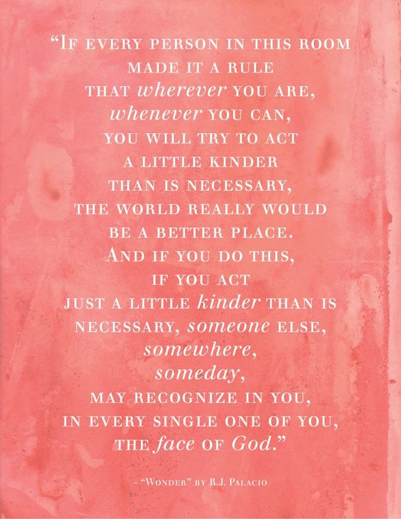 Kindness Quotes From Wonder
 Be kind Quotes and Book on Pinterest
