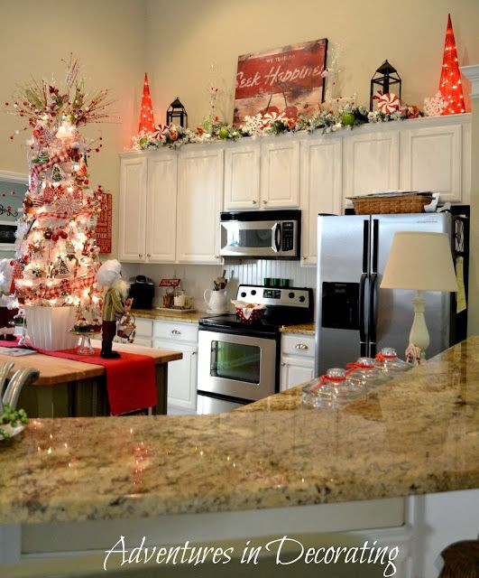 Kitchen Cabinet Christmas Decorating Ideas
 1000 ideas about Cabinet Decor on Pinterest