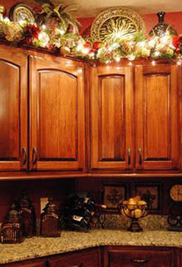 Kitchen Cabinet Christmas Decorating Ideas
 24 Fun Ideas Bringing The Christmas Spirit into Your Kitchen