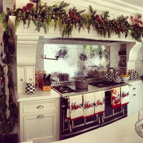 Kitchen Christmas Decor
 Shabby in love Christmas kitchen decor ideas