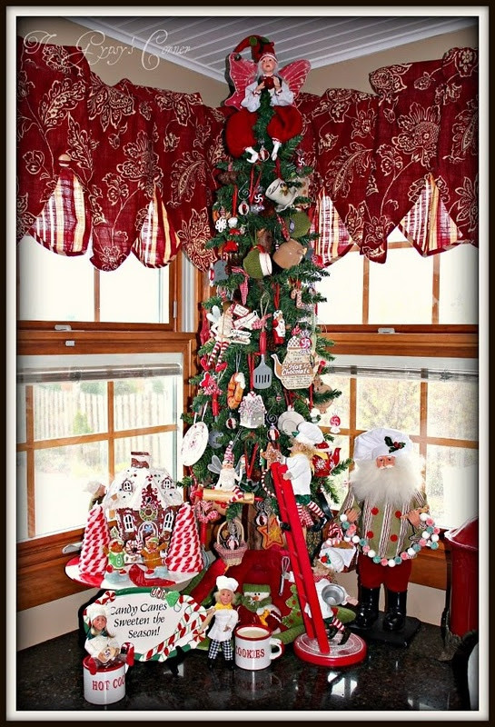 Kitchen Christmas Trees
 19 best images about Christmas valances on Pinterest
