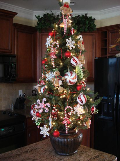 Kitchen Christmas Trees
 253 best Tabletop Christmas Trees images on Pinterest