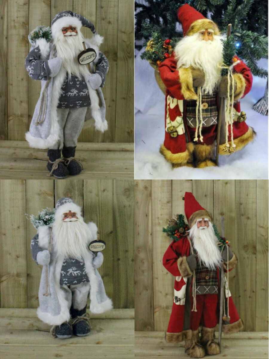 Large Indoor Christmas Decorations
 Luxury Father Christmas Santa Claus Ornament Xmas