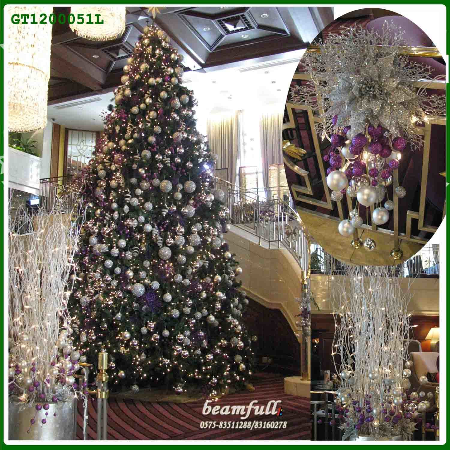 Large Indoor Christmas Decorations
 China 2013 New Colour Ball Christmas Tree Indoor
