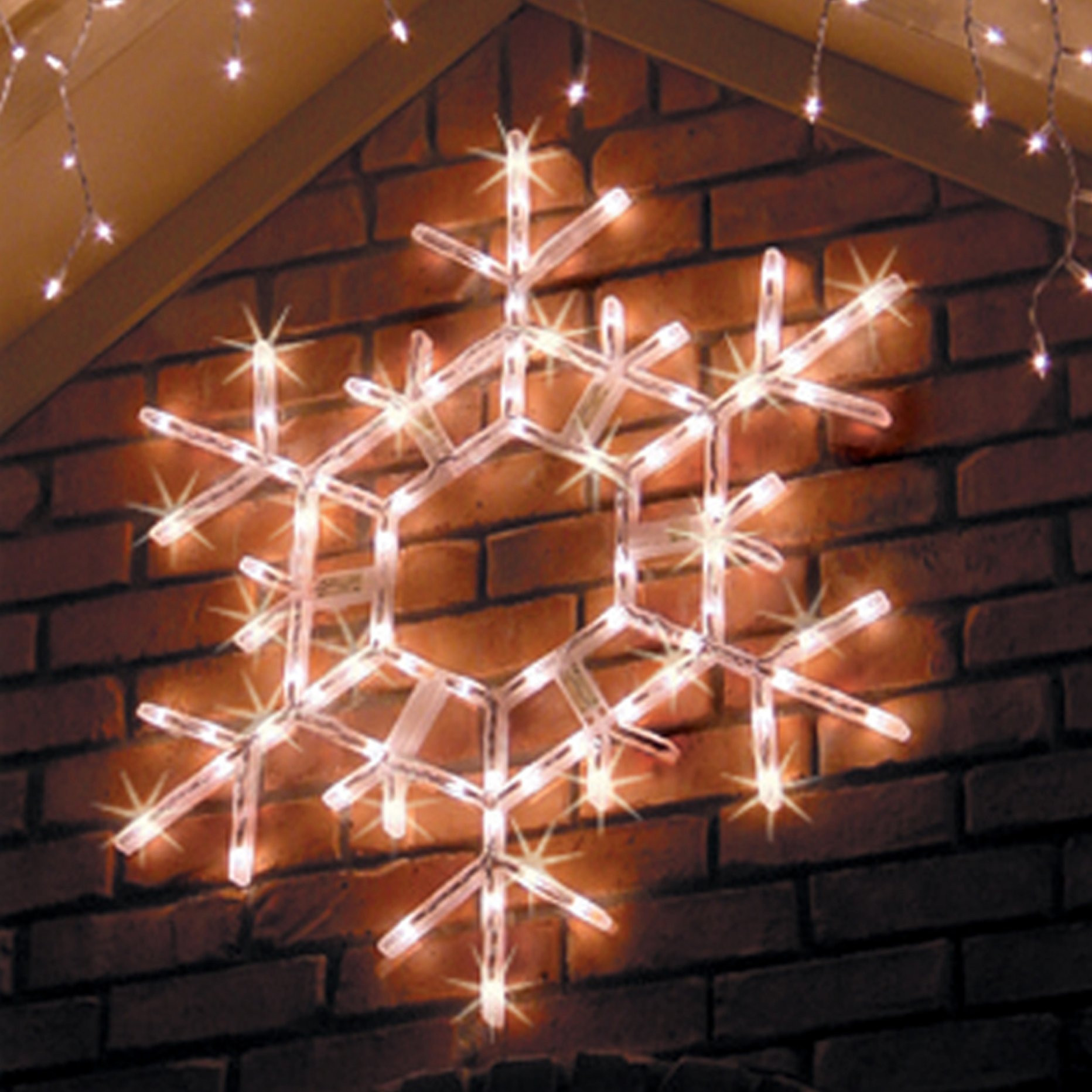 Large Outdoor Christmas Star
 Lighted Snowflakes & Stars Yard Envy