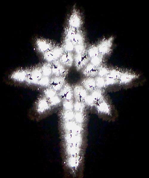 Large Outdoor Christmas Star
 Hanging Star of Bethlehem with fine cut mercial