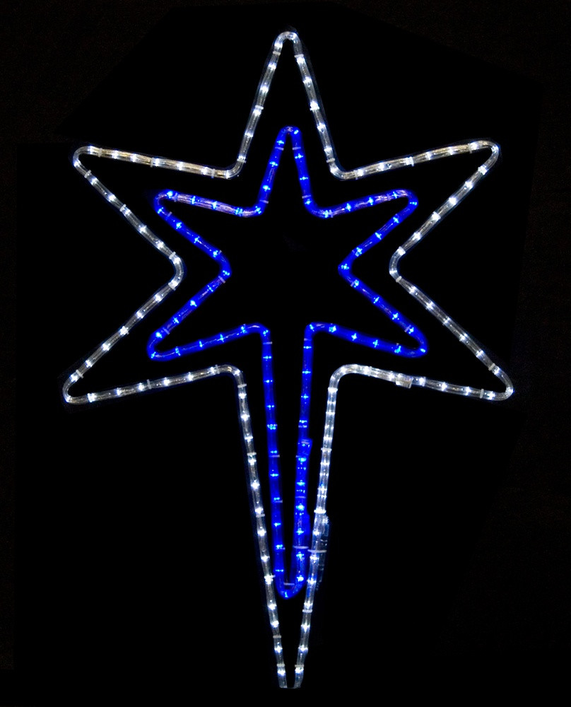 Large Outdoor Christmas Star
 Snowflakes & Stars 32" Bethlehem Star With A Blue Center