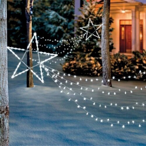 Large Outdoor Christmas Star
 LARGE SHOOTING STAR OUTDOOR LED TWINKLE LIGHT CHRISTMAS