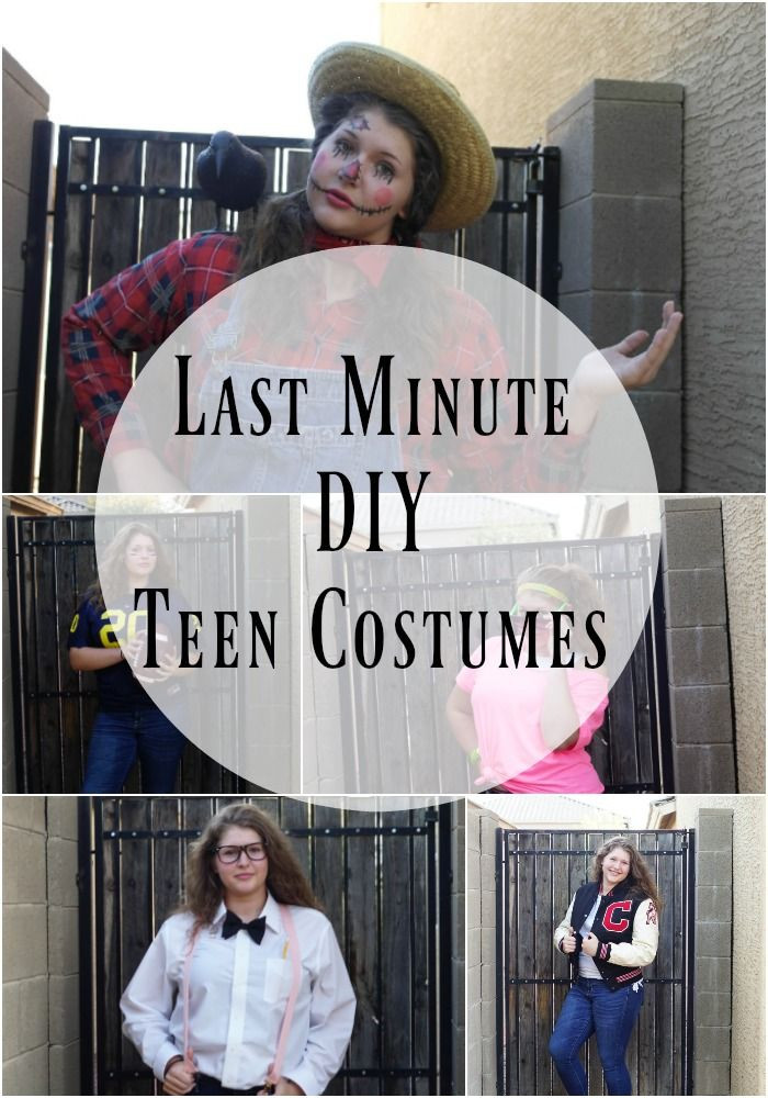 Last Minute DIY Costume
 Easy Last Minute Teen DIY Halloween Costumes