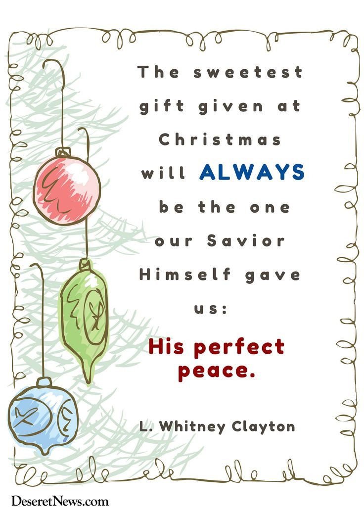 Lds Christmas Quotes
 1000 images about LDS on Pinterest