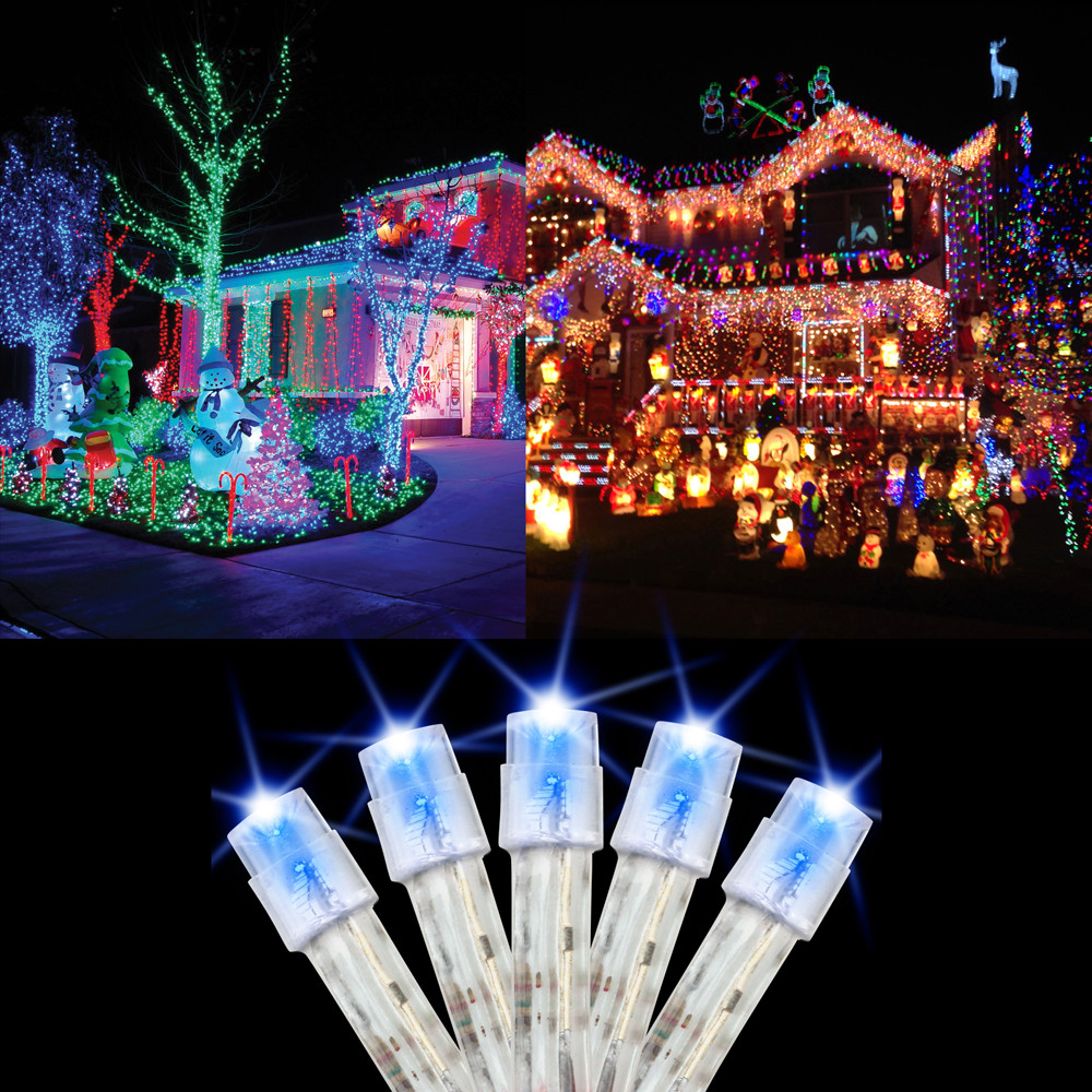 Led Christmas Lighting
 100 LED Christmas Lights 30 Feet Holiday Light Tree String