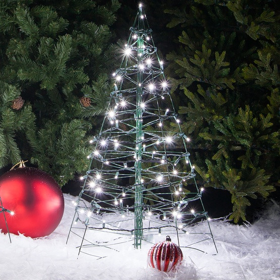 Led Outdoor Christmas Tree
 3 Lighted Cool White LED Outdoor Christmas Tree
