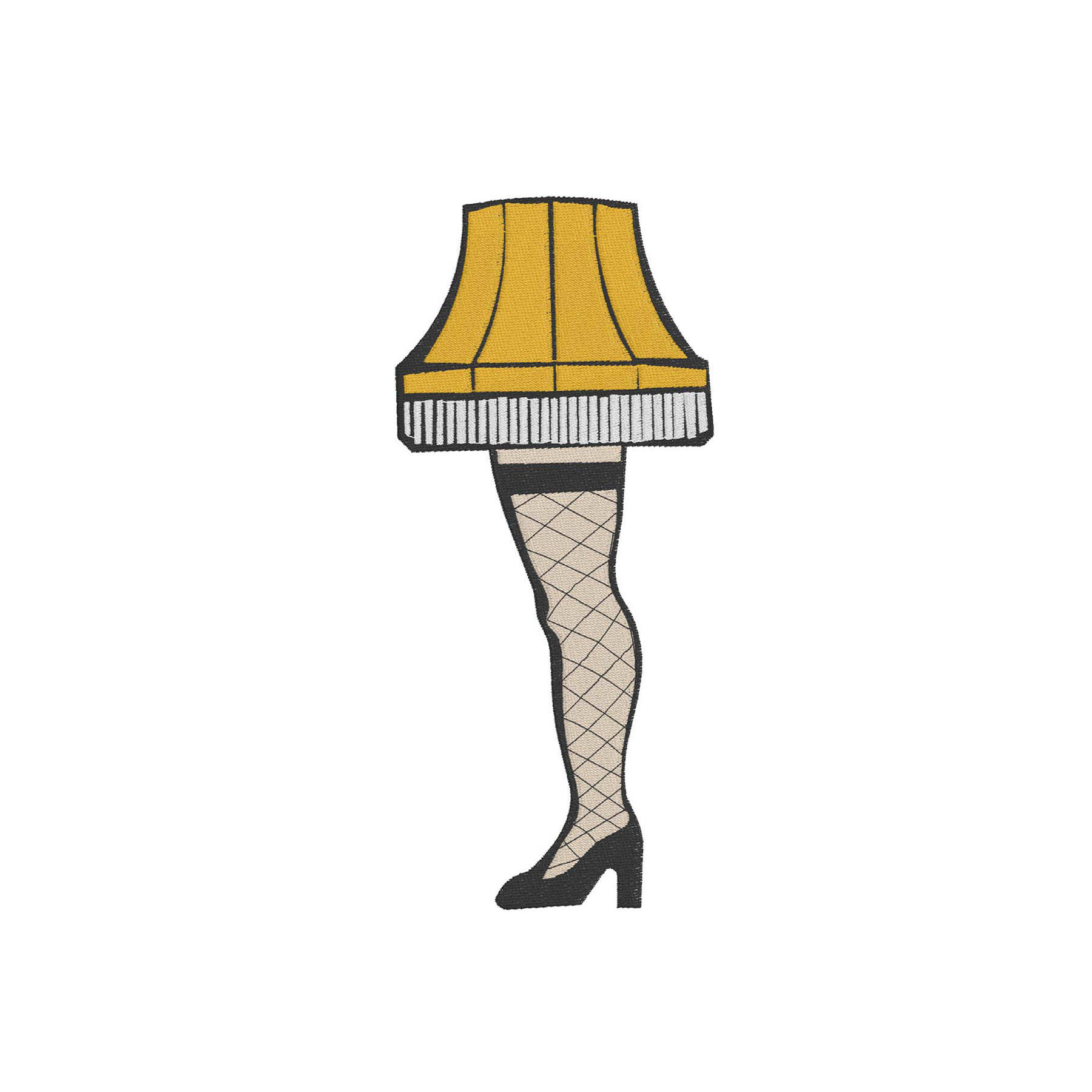 Leg Lamp Christmas
 Christmas Story Leg Lamp Digital Embroidery Design 2x4