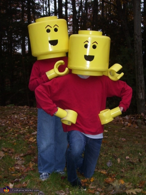 Lego Costume DIY
 Lego Minifigs Costumes for Boys