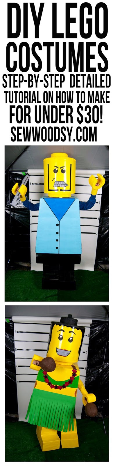 Lego Costume DIY
 Do you have a little or big Lego fan at home If so