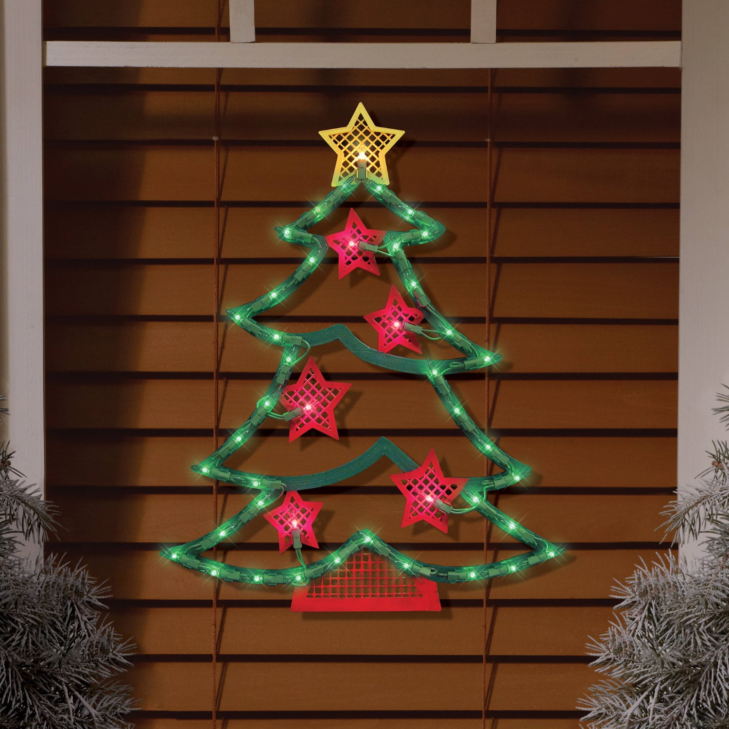 Lighted Christmas Window Decorations Indoor
 Impact Innovation Import DISC Christmas Window