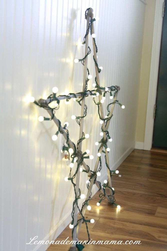 Lighted Indoor Christmas Decorations
 Best 25 Star christmas lights ideas on Pinterest