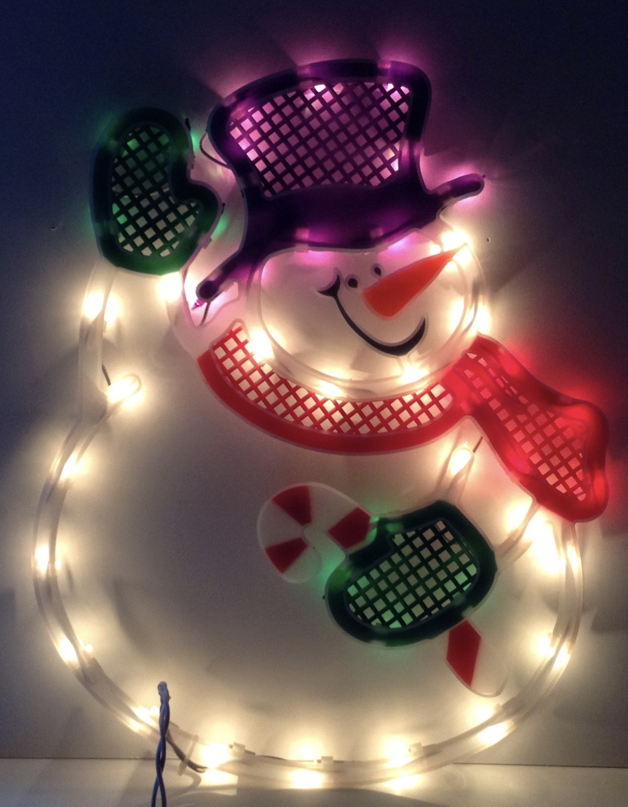 Lighted Indoor Christmas Decorations
 Christmas WAVING SNOWMAN Lighted Window Decoration Indoor