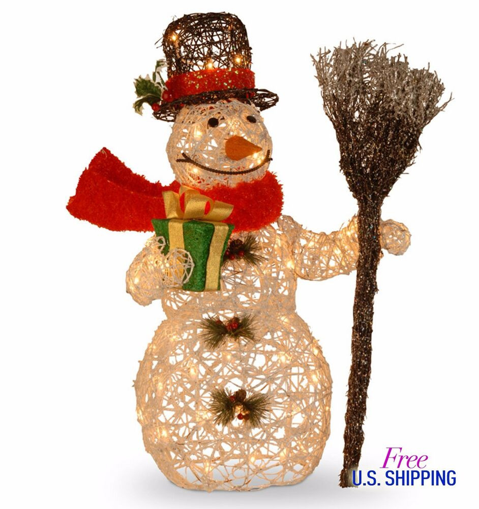 Lighted Indoor Christmas Decorations
 Lighted Snowman Christmas Glitter Indoor Outdoor Holiday